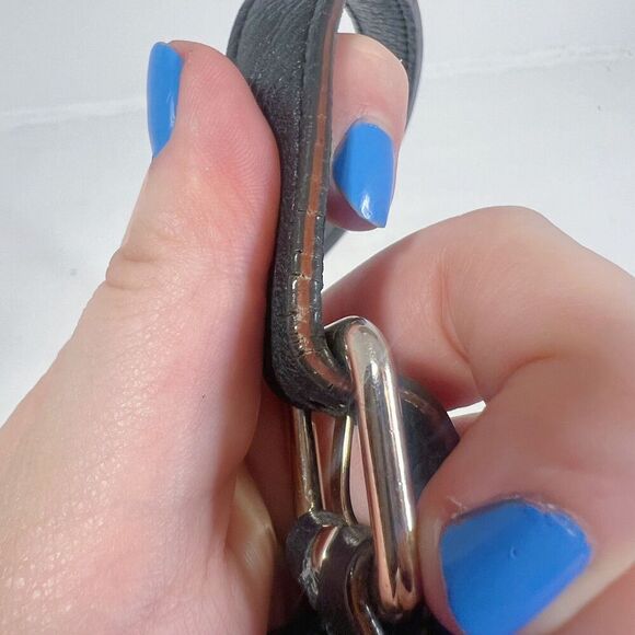 Kate Spade New York Black Pebbled Leather Crossbody Bag Tassel Purse - Picture 11 of 12